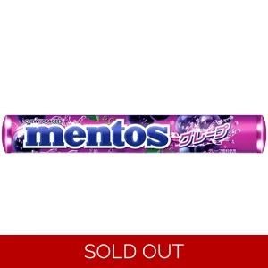 Perfetti Mentos Grape Chewy Dragees 38g Roll Pack - Japan Import